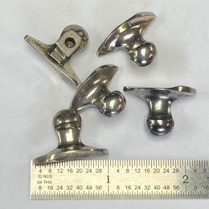 Colt D latch, nickel 154-56087N