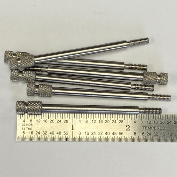 Colt I ejector rod, 1 piece, stainless,for new style cylinder, ser. # 36190E and on #443-56733