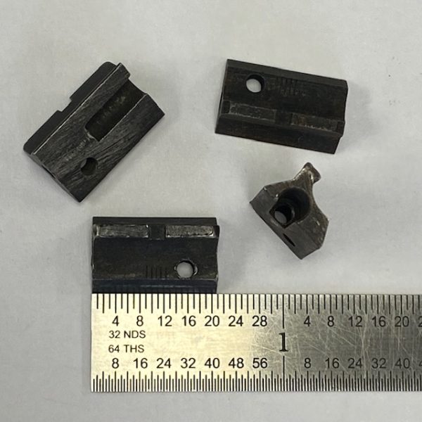 Colt S .22 pistol rear sight blade, early, Huntsman, Woodsman, Targetsman, Match Target #94-66-2