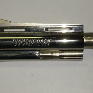 Colt D barrel, Diamondback .38, nickel #154-56395N