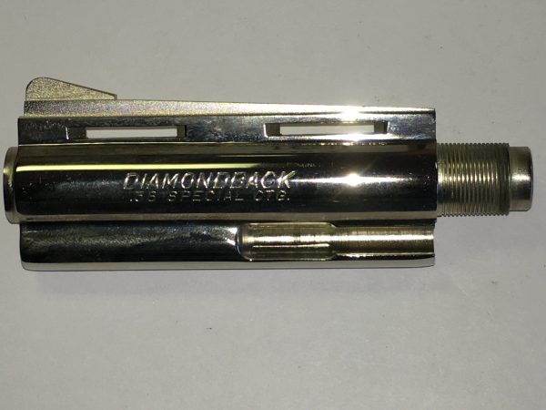 Colt D barrel, Diamondback .38, nickel #154-56395N