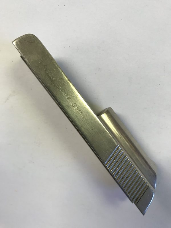 Beretta 950 slide, old style, nickel, marked "Brev. 950-6.35" #1027-35-2N