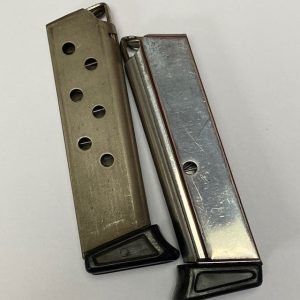 Walther PP, PPK/S magazine .380, finger rest, nickel w/ rib, not marked #868-15