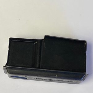 Winchester 88 .308 magazine, early, probably 1957 when it was switched from 5 to 4 rounds. Follower says "4ctgs.only". Shows its age, but very little or no use. #65-4888-57