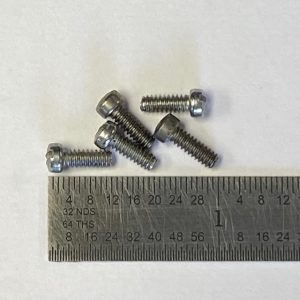 FIE E-15 backstrap screw, top, silver #929-3S