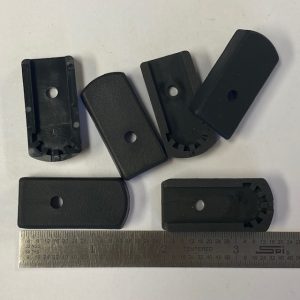 S&W 39 Series magazine buttplate, flat plastic #1040-20081