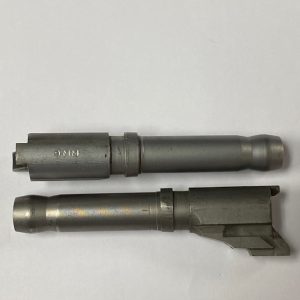 S&W 69 Series barrel, 9m/m, 3-1/2", 1/4" wide hood, models 469, 669, 6904, 6906, 6924, 6926, 6944, 6946 #1040-20016U