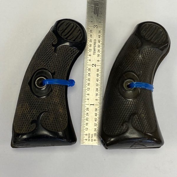 Colt Pocket Revolver grips, longer, both chipped on lower outside corner #20-41