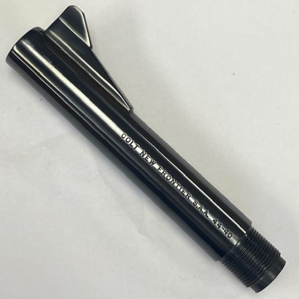 Colt New Frontier barrel 44-40 " 4-3/4", 3rd gen post 1976 minor shelf-wear at muzzle #242-54449