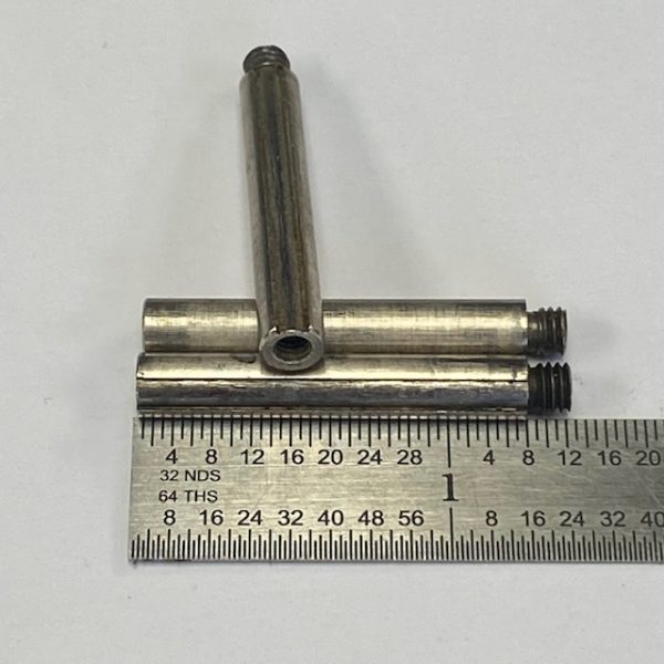 Colt D ratchet stem for new style cylinder, nickel, has one groove #154-R4N