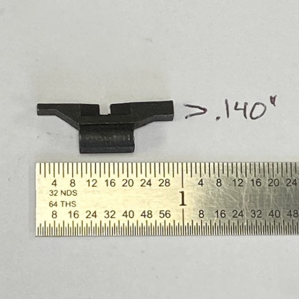 TC Contender rear sight blade, low, for 9191 rear sight .140" #C-76-0U