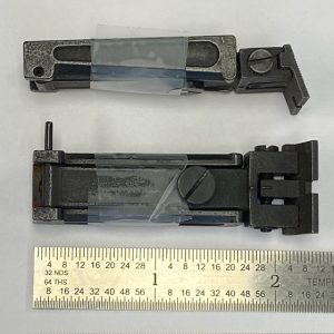 TC Contender rear sight blade assembly, second style, medium, no base. screws, spring or pin #C-9190-2