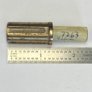 High Standard .22 revolver barrel, 2-3/8" gold, good inside R100, R101 #270-7263 MUST BE FITTED