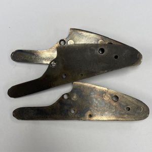 Crescent Double lock plate, left, marked "No. 60 Empire Hammerless" #663-9L-1