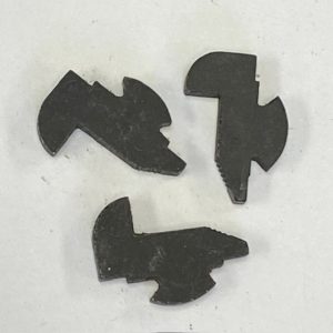 Dan Wesson Revolver front sight blade, flat silhouette .390" high, .125" wide blade #1043-DW-FS