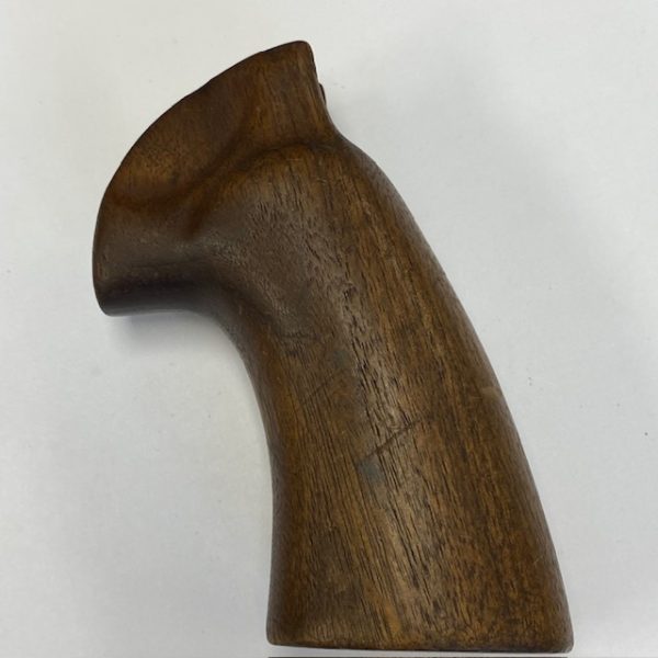 Dan Wesson Revolver grip, small frame walnut, no logo, worn, no visible cracks #1043-DW-GNL