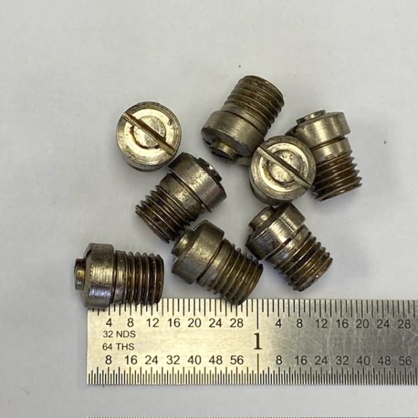 High Standard .22 revolver grip screw, nickel, model R-108 only #270-7695