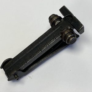 Walther Gewehr 41 (G41) 7.92X57 (8mm Mauser) semi-auto rifle rear sight assembly with base, spring, and pin #1003-62