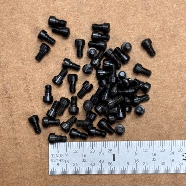 Iver Johnson revolver loading gate screw & front sight retaining screw, #395-134