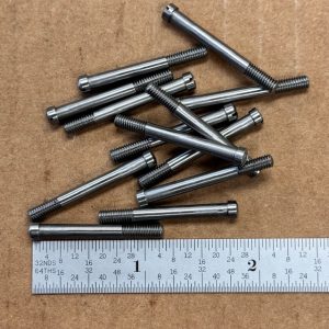 S&W grip screw stainless - fits old N frame service grip -  1.290 overall length, #7263-S