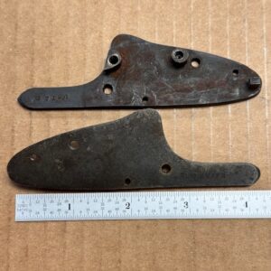 LC Smith lock plate, right early with square post at front, #120-37-3