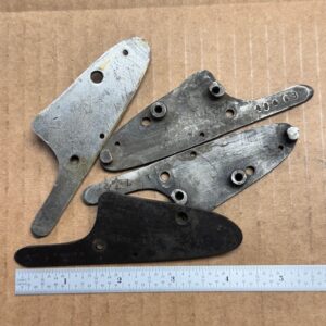 LC Smith lock plate, left, more rounded post at front, #120-50-1