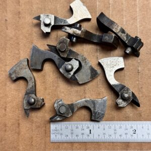 LC Smith hammer, left, #120-53