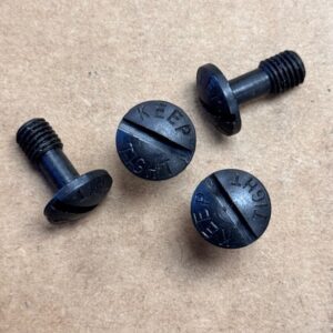 High Standard A101 & A series - Higgins 25 .22 semi-auto rifle & 514 & 11 shotgun takedown screw - says "KEEP TIGHT" (unusual), #282-11510KT