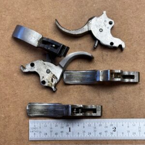 Rossi revolvers trigger assembly - stainless - serrated - .310" wide, #863-20043-2A