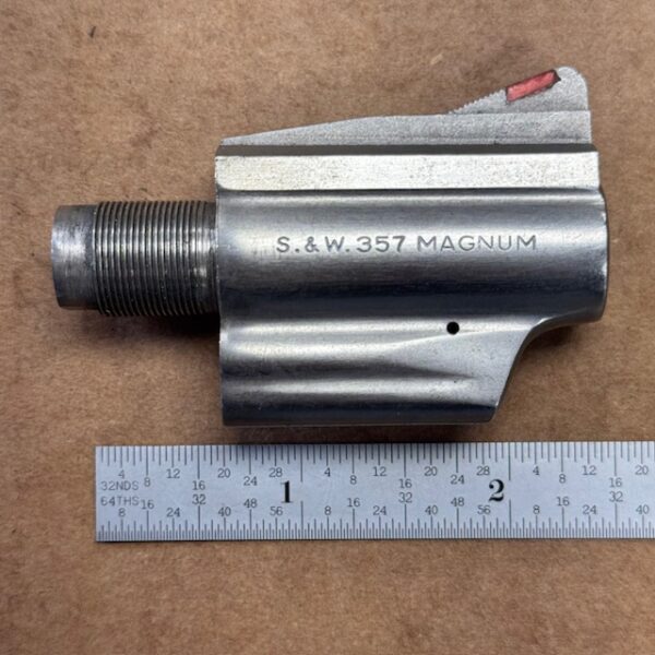 S&W Model 66-3 barrel stainless 2-1/2" with red ramp - excellent inside, #1031-7203