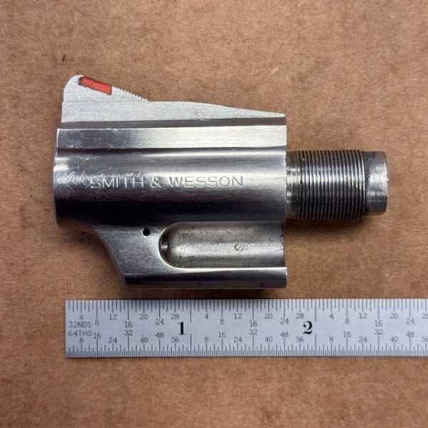 S&W Model 66-3 barrel stainless 2-1/2" with red ramp - excellent inside, #1031-7203 - Image 2