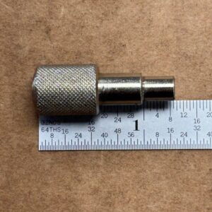 Remington 552 & 572 magazine plug - not drilled - chrome, #1054-25095C