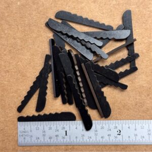 Remington Various Models rear sight elevator - .051" wide - .168" at its tallest, #153-28095