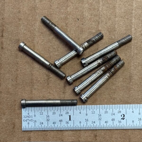 S&W 12 stock screw - nickel, #1065-5936
