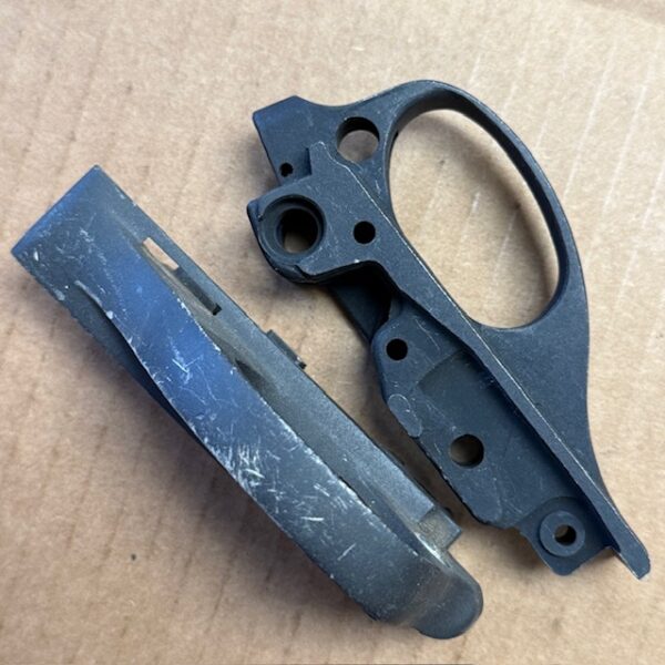 Remington 870 trigger plate only - 12 - 16 - 20 gauge fair condition - matte, #1066-25035U-M
