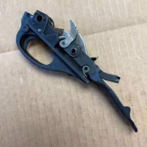 Remington 870 trigger plate assembly 12 gauge - matte finish with Flexi-Tab and J-lock, #1066-100471U-JL
