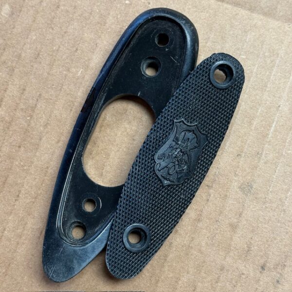 Remington Various Models buttplate frame with insert - 5-1/2" X 1-7/8", #1066-93277A-U