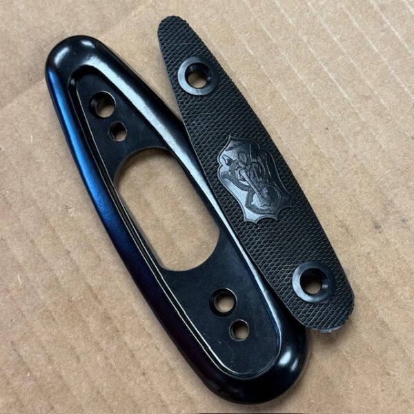 Remington Various Models buttplate frame with insert - 5-13/8" X 1-3/4", #1066-92796A