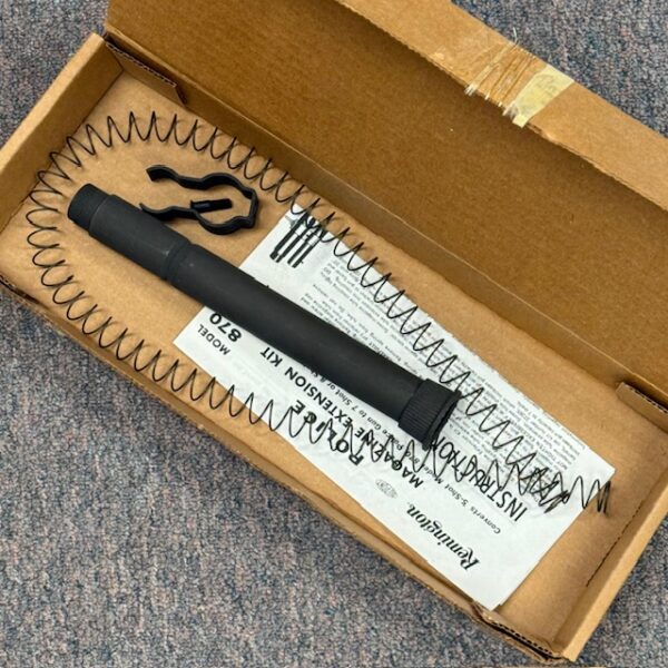 Remington 870 magazine extension kit for 20" barrel - parkerized - new in original box, #1066-100085
