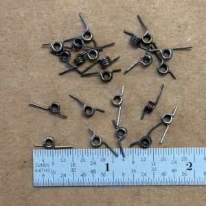 Remington 58 carrier latch spring later style - 4 coils with straight legs, #383-16344-1