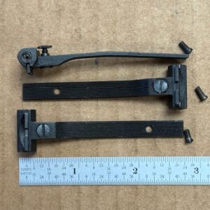 Smith & Wesson old model K frame rear sight assembly with screw - .146 plain blade - models up to 1967, #1031-5100