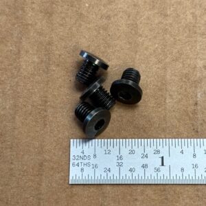 Browning BDA & Sig P220 and P225 grip plate screw - shiny blue hex head - 9m/m-38 Super-.45 NOT FOR P226 - NOT FOR BDA .380, #445-30-SB-U