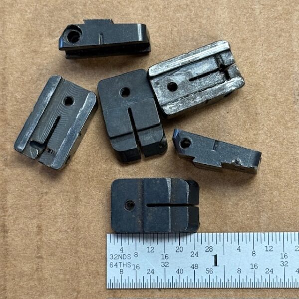 Remington Various Models rear sight slide - old style with dovetail, #606-90905-DU