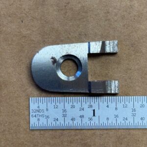 Winchester 70 pre-1964 magazine cover hinge plate in the white, #402-9870