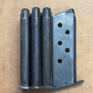 Bryco-Jennings 38 .380 magazine with black flat base, #1079-14U-1B