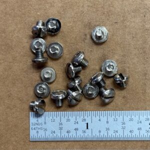 Bryco-Jennings 38 .380 grip screw chrome, #1079-34C-U