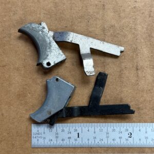 Bryco-Jennings 38 .380 trigger assembly silver metal, #1079-3U-SA