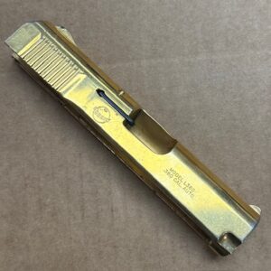 Lorcin L380 slide w/extractor assy - gold - 10th Anniversary, #820-L380-2