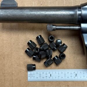 Colt early "E" frames - Official Police - Army Special - Officers Model - guns with no barrel shroud - ejector rod head, #443-50348-1