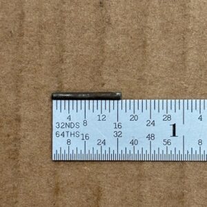 Clement 1909 .25 recoil spring guide bushing pin, #886-28